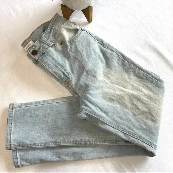 BLUE ASPHALT jeans lightly distressed denim 5/27 light wash denim blue jeans 5 - Picture 2 of 10